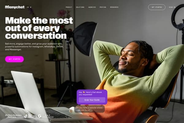 ManyChat screenshot