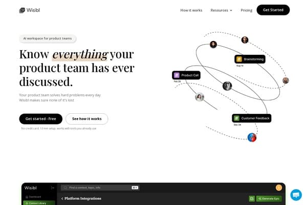 Wisibl screenshot