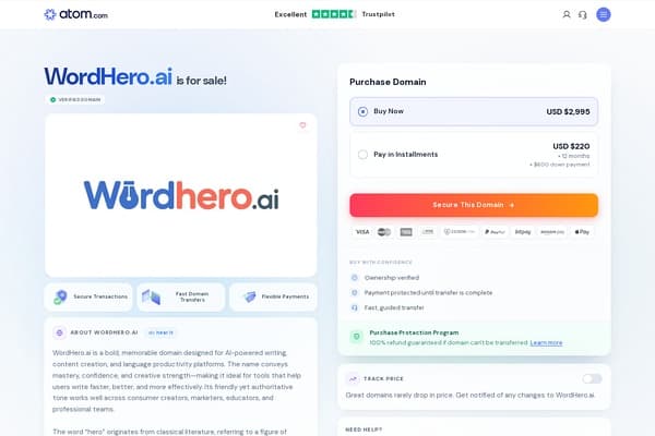 WordHero screenshot