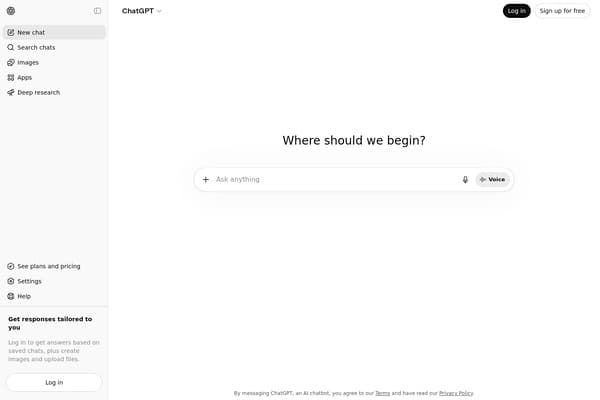 ChatGPT preview