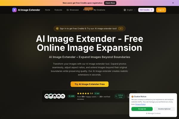 AI Image Extender preview