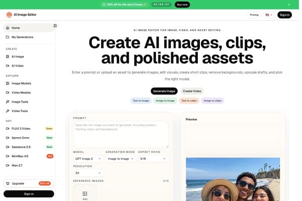 AI Image Editor screenshot