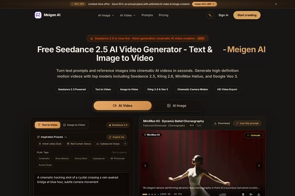 Meigen AI screenshot