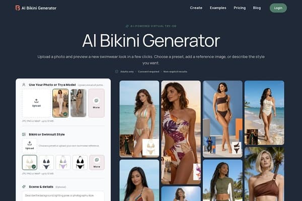 AI Bikini Generator screenshot
