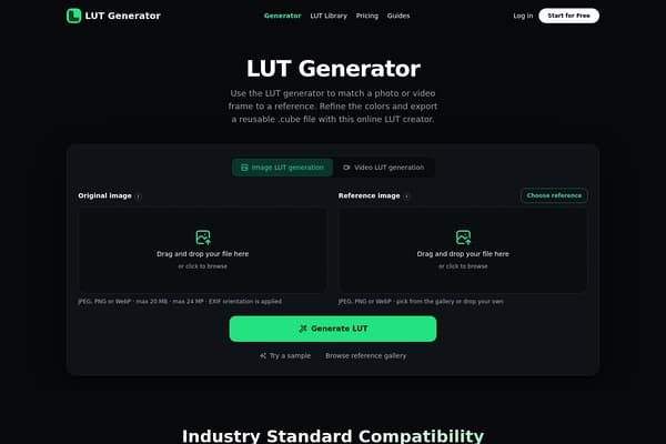 LUT Generator preview