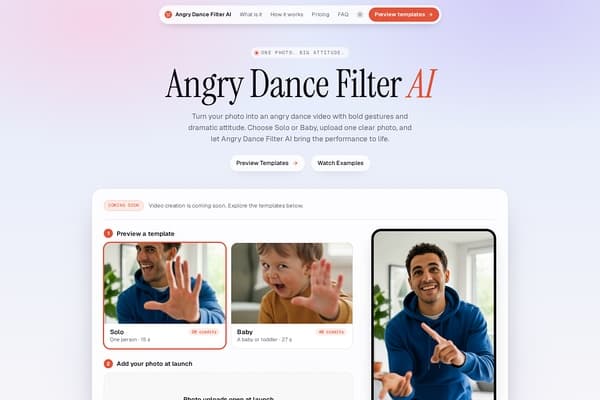 Angry Dance Filter AI screenshot