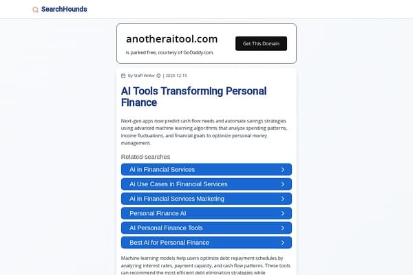 Another AI Tool screenshot