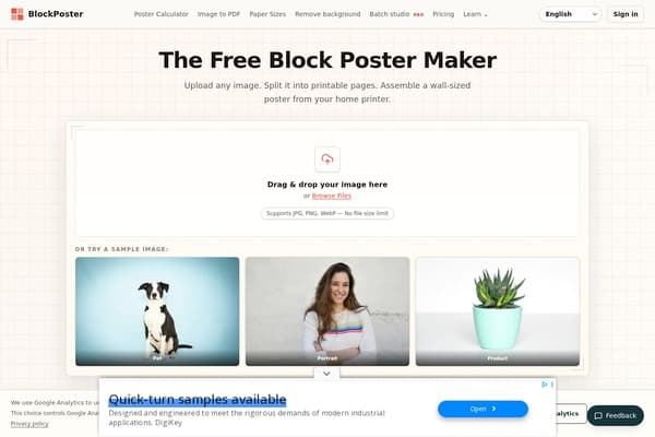 Block Poster screenshot