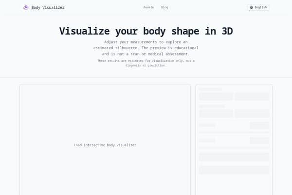 Body Visualizer preview