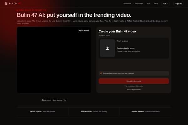 Bulin 47 Viral Video AI Generator preview