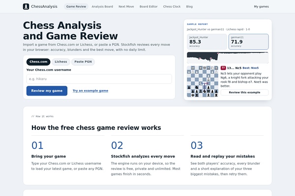 ChessAnalysis screenshot