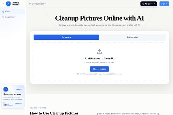 Cleanup Pictures preview