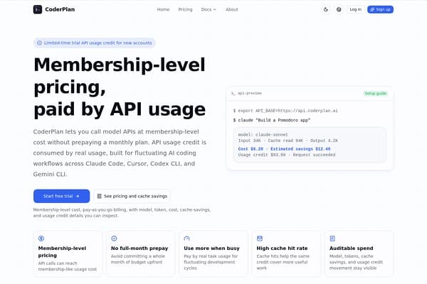 CoderPlan preview