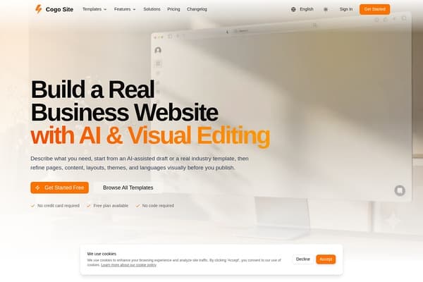 Cogo Site preview