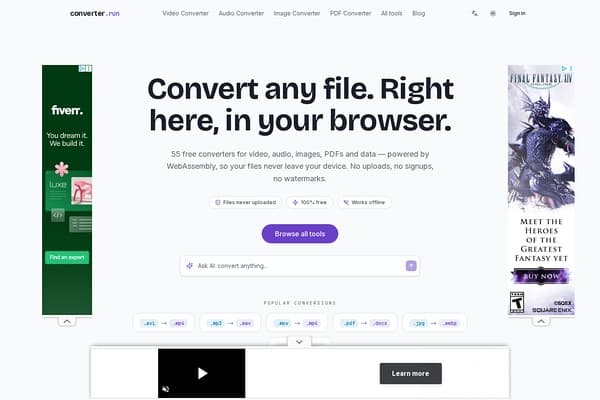 Converter.run screenshot