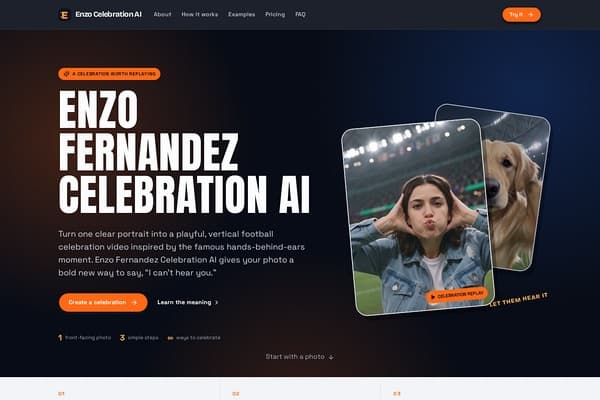 Enzo Fernandez Celebration AI preview