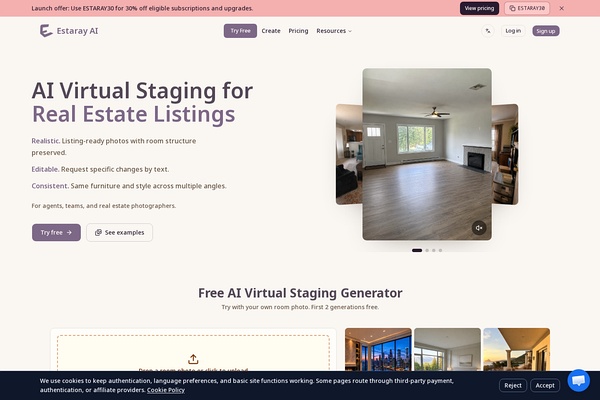 Estaray AI screenshot