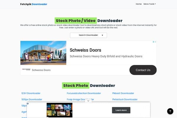 Fetchpik Downloader preview