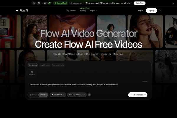 Flow AI Video Generator screenshot