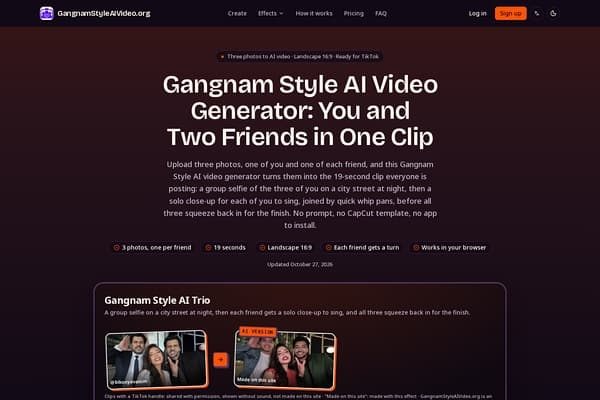 Gangnam Style AI Video Generator preview