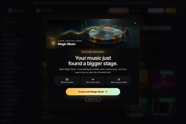 Grok Music preview