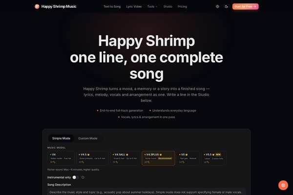 Happy Shrimp screenshot