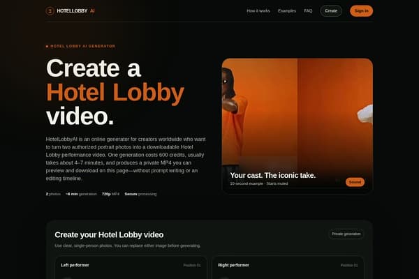 HotelLobbyAI preview