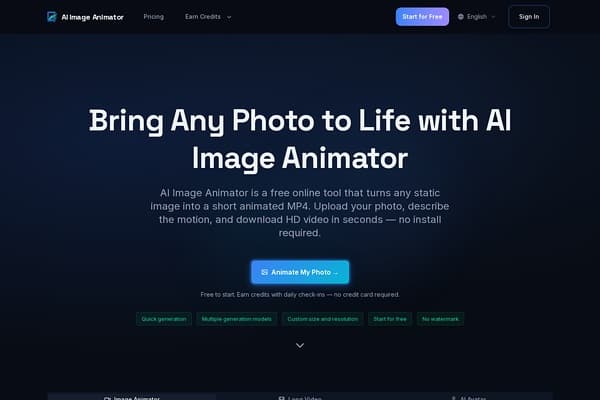 AI Image Animator screenshot