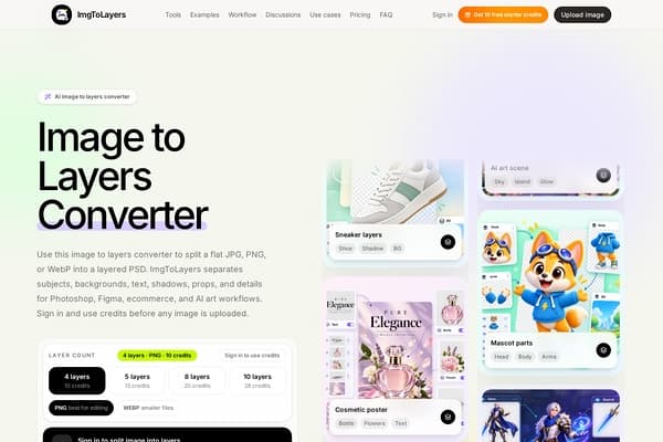 ImgToLayers screenshot