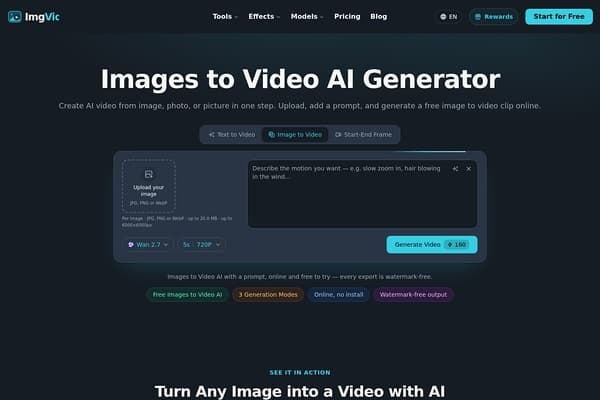 Images to Video AI screenshot