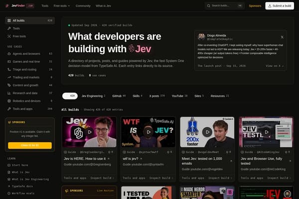 Jev screenshot