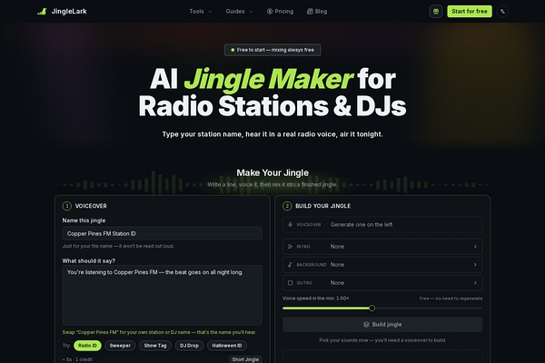 JingleLark preview