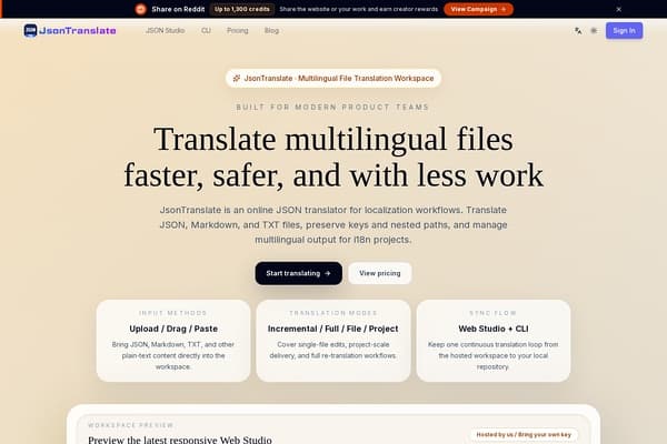 JsonTranslate screenshot