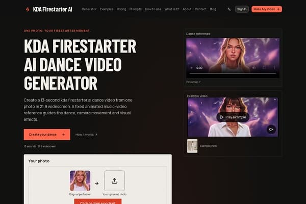 kda firestarter ai dance preview