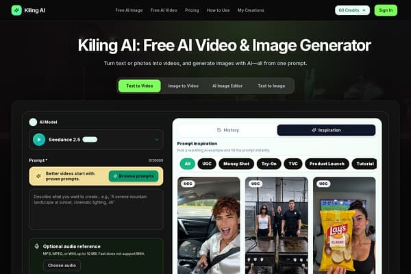 Kiling AI screenshot