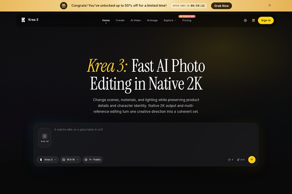 Krea 3 preview