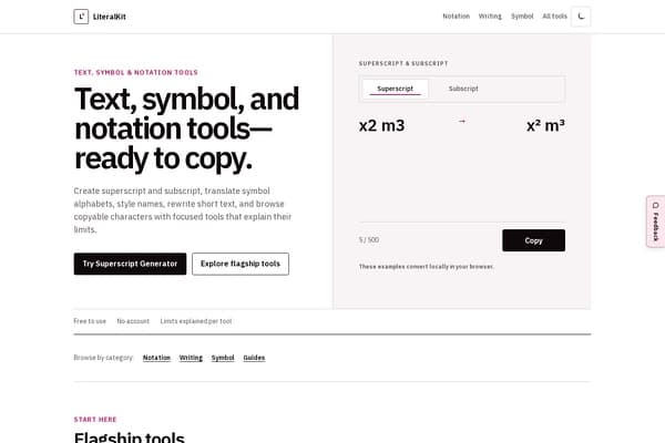 LiteralKit screenshot