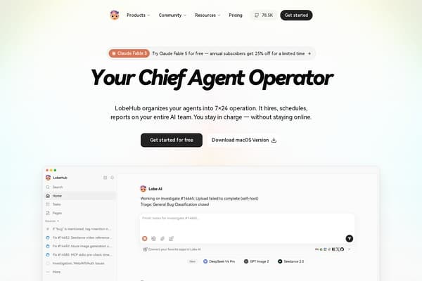 LobeHub screenshot