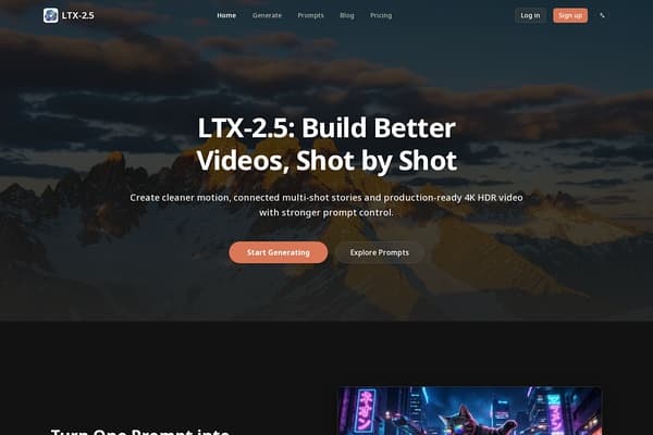 LTX-2.5 screenshot