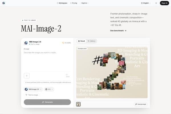 MAI Image-2 screenshot