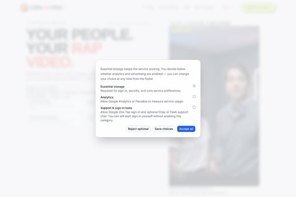 MakeRapVideo screenshot
