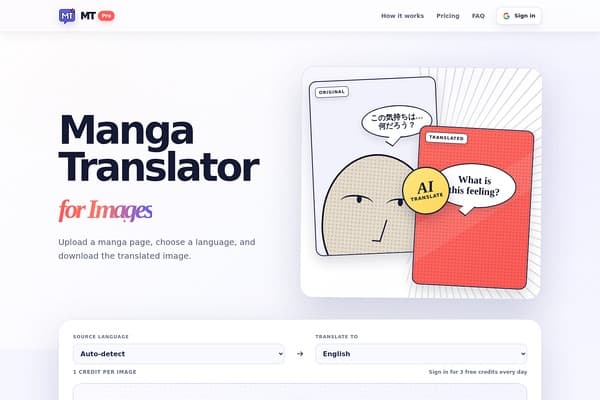 Manga Translator screenshot