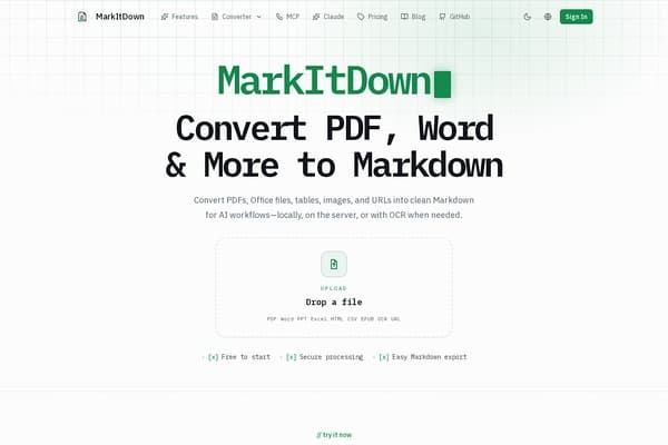 MarkItDown screenshot