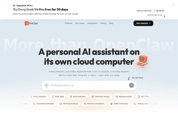 MoClaw AI preview