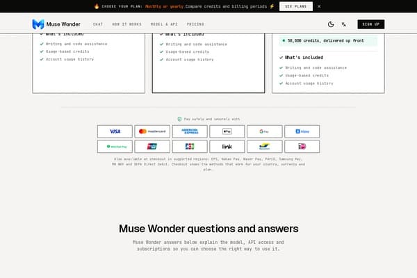 Muse Wonder screenshot