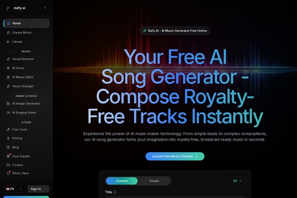 Nafy AI screenshot