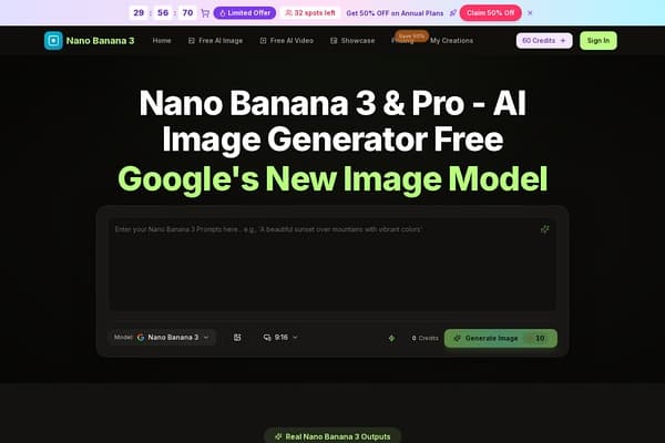 Nano Banana 3 screenshot