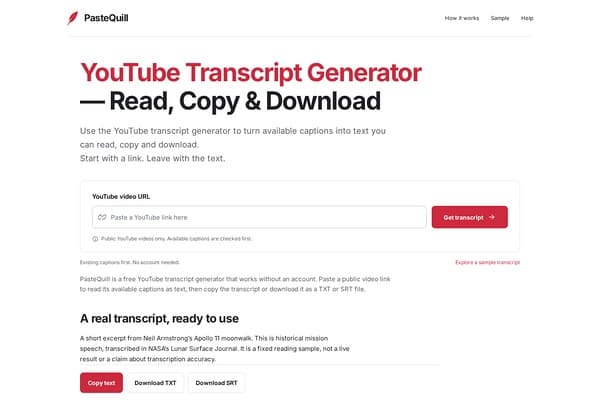 PasteQuill screenshot