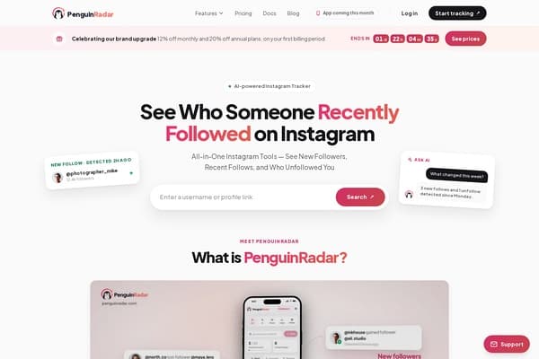 PenguinRadar screenshot