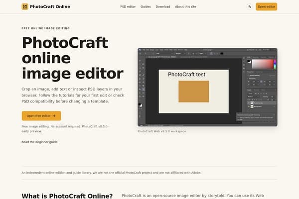 PhotoCraft Online screenshot